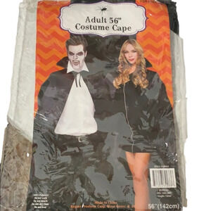 𝅺ADULT 56” black costume cape